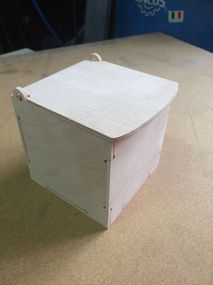 Макет Макет 100 x 100 x 100 для лазерной резки файл dxf