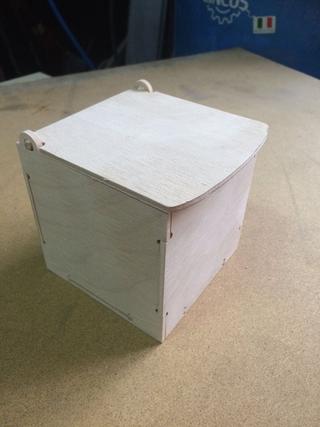 Интересный макет Макет 100 x 100 x 100 для лазерной резки файл dxf