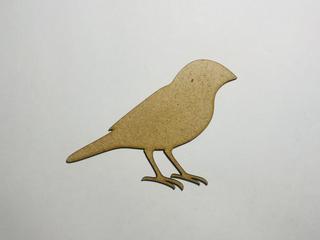 Интересный макет Макета для лазерной резки деревянного щегла
