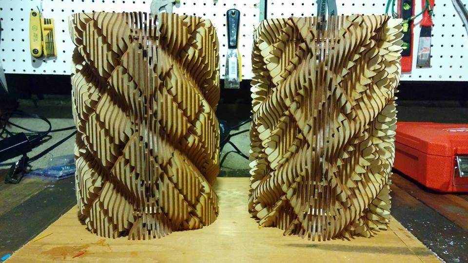 Макет Макеты для лазерной резки абажуров формат dxf