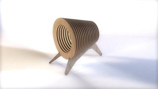 Интересный макет Маленький макет лампы в формате dxf