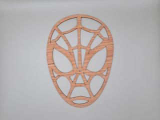 Интересный макет Маска Человека-паука для лазерной резки декор для Хэллоуина