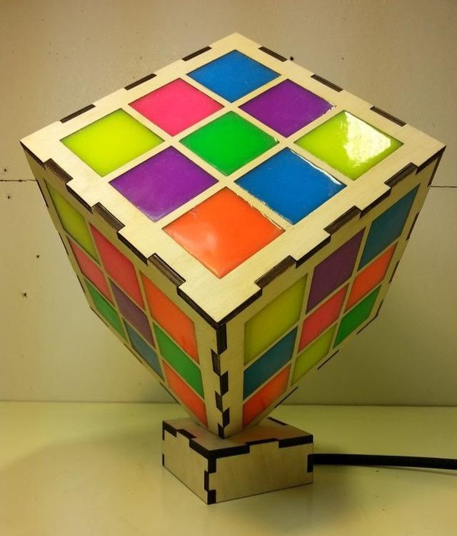 Макет Милый ночник для лазерной резки файл dxf — изображение 2