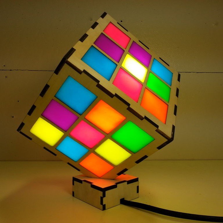 Макет Милый ночник для лазерной резки файл dxf