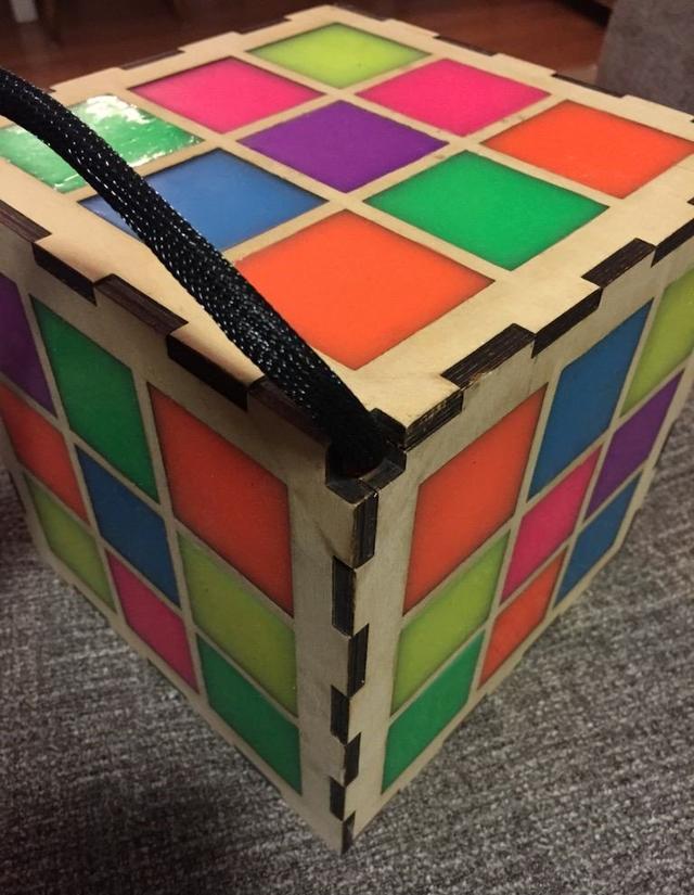 Макет Милый ночник для лазерной резки файл dxf — изображение 4