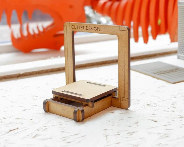 Макет Миниатюра 3D-принтера Prusa i3 для лазерной резки — изображение 1