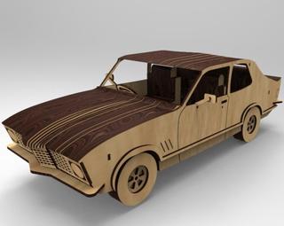 Интересный макет Модель автомобиля Holden LJ Torana для лазерной резки по дереву