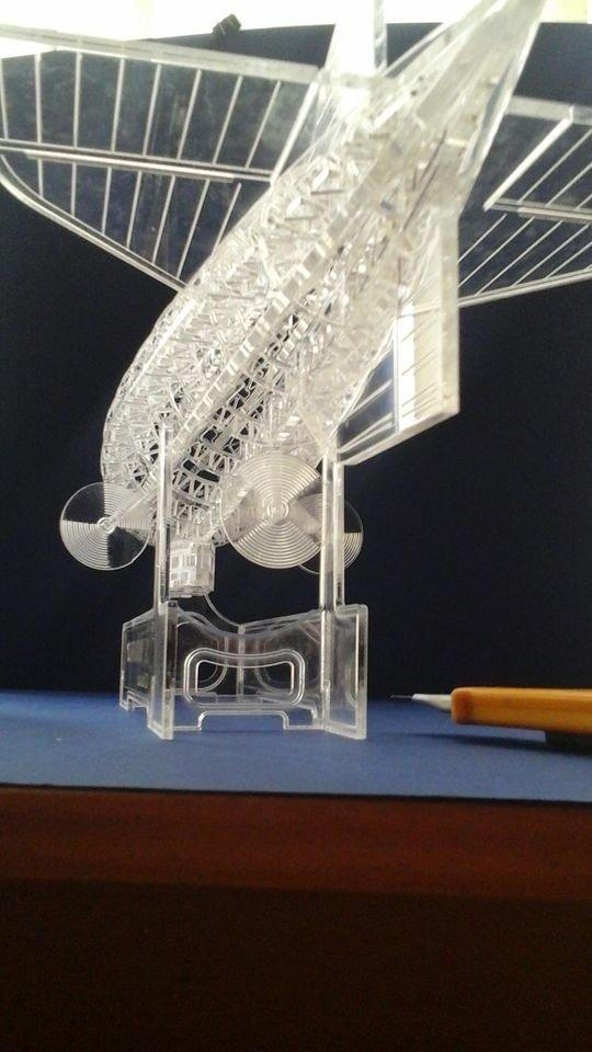 Макет Модель дирижабля для лазерной резки 3D-пазл файл DXF — изображение 2