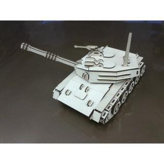 Интересный макет Модель 3D-пазла Танк для лазерной резки