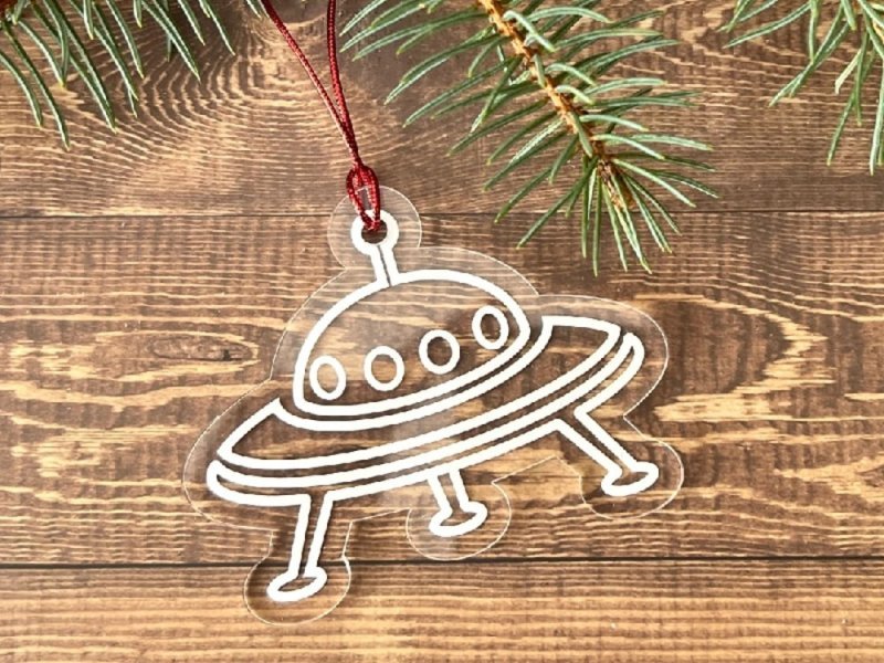Макет НЛО для лазерной резки