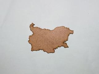 Интересный макет Необработанный макет для лазерной резки болгарского деревянного вырезного изделия для станка
