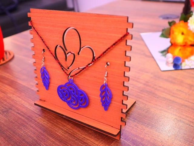 Макет Однослойное колье макет для лазерной резки файл dxf — изображение 3