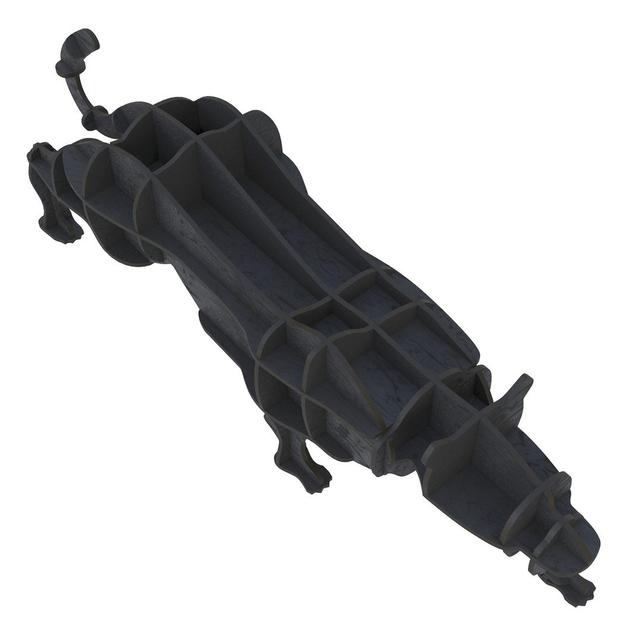 Макет Пантера-пума-гепард для лазерной резки панель для книжной полки мебель — изображение 3