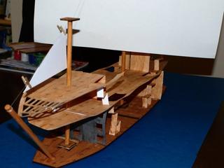 Интересный макет Парусный корабль галеон для лазерной резки