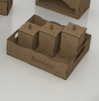 Интересный макет Поднос для игрушки-масонской баночки для лазерной резки МДФ 3 мм макет для станка