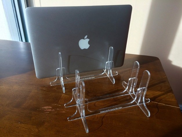 Макет Подставка для ноутбука Macbook Air Pro макет для лазерной резки
