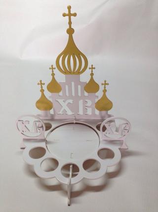 Интересный макет Подставка для пасхального яйца из фанеры для лазерной резки