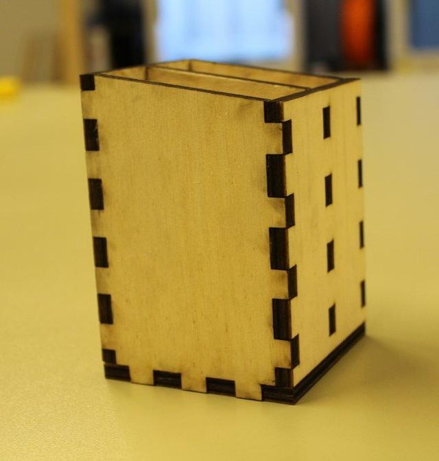Макет Подставка для ручек для лазерной резки файл dxf — изображение 3