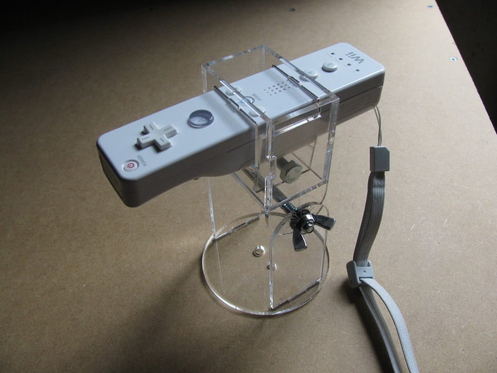 Макет Подставка для Wii Remote для лазерной резки векторный макет