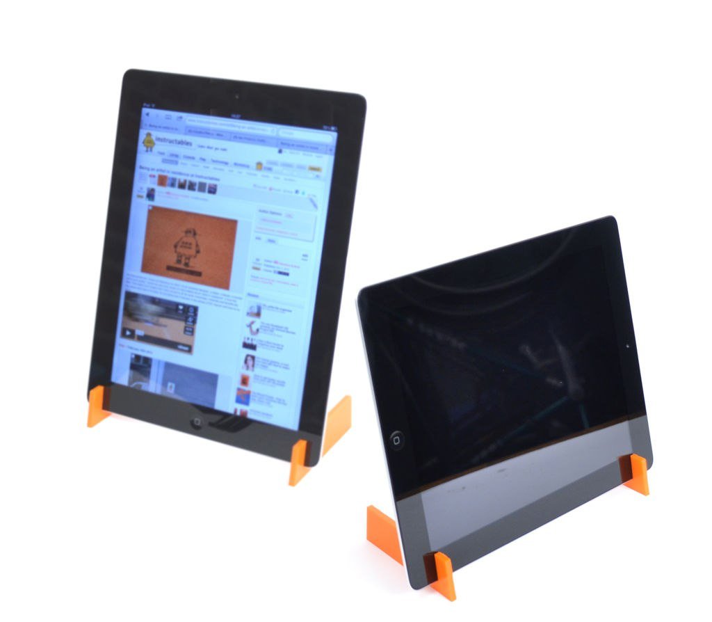Макет Подставка для iPad для лазерной резки вариант 2