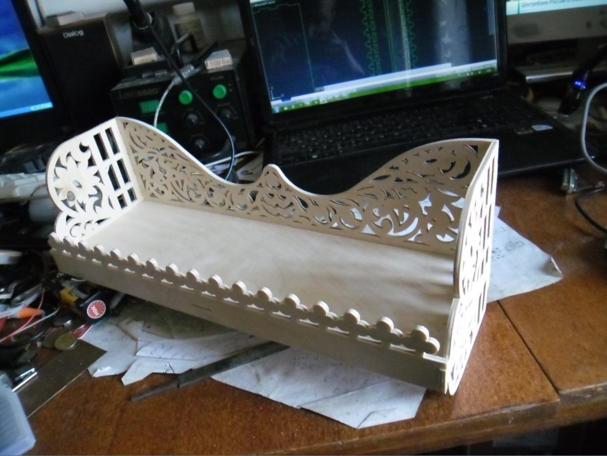Макет Полка Чертёж для станка в формате dxf