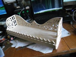 Интересный макет Полка Чертёж для станка в формате dxf