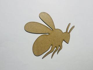 Интересный макет Пчела для лазерной резки незавершённый контур форма пчелы для дерева