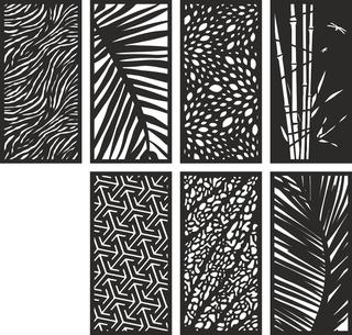 Интересный макет Сетчатые экраны для лазерной резки