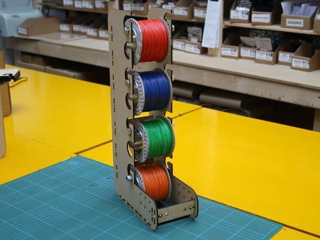 Макет Стойка для катушек с проволокой для лазерной резки 3 мм файл dxf — изображение 3