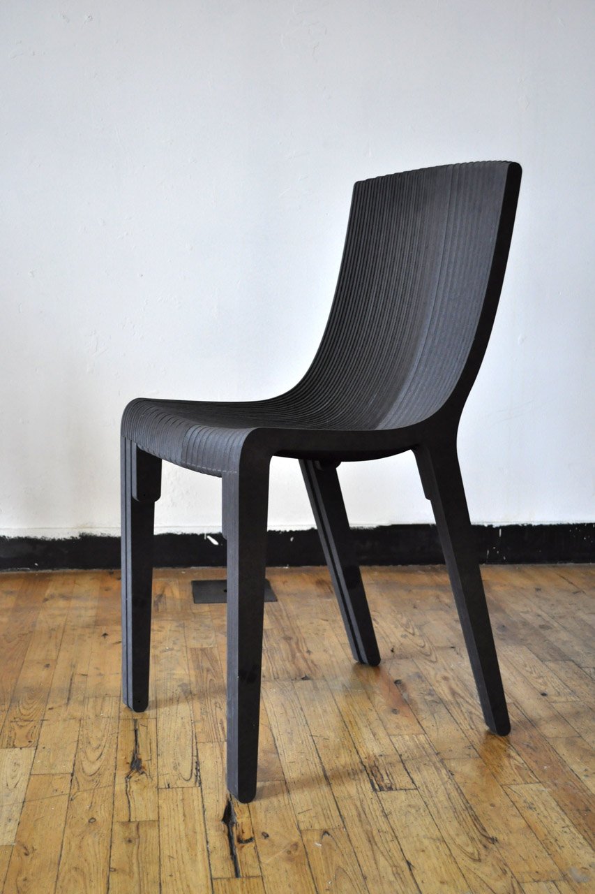 Макет Стул Layer chair для лазерной резки от dyvikdesign файл формата dxf