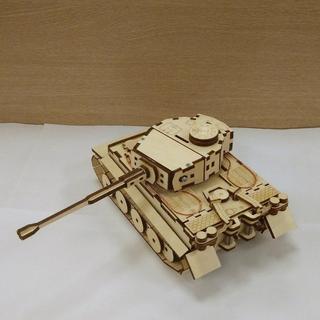 Интересный макет Танк Pz Kpfw Чертеж для лазерной резки PDF-файл