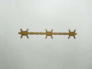Интересный макет Чертеж деревянной вырезанной колючей проволоки для лазерной резки незавершенный макет для станка