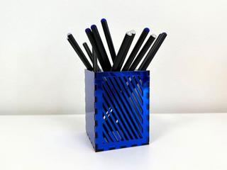 Интересный макет Чертеж держателя для ручек для лазерной резки формат dxf