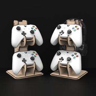 Интересный макет Чертеж для ЧПУ держатель игрового контроллера для лазерной резки файл SVG