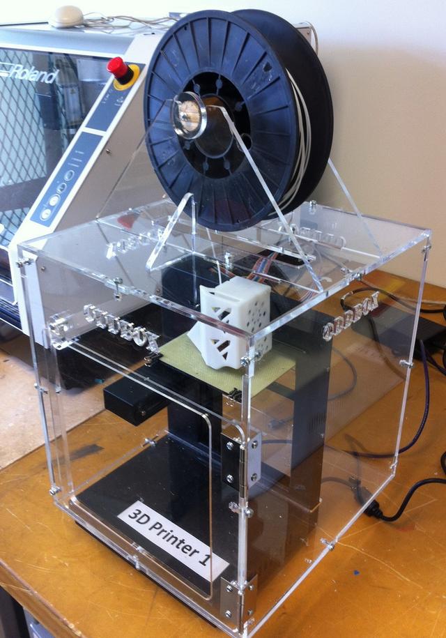 Макет Чертеж для лазерной резки корпуса 3D-принтера из акрила — изображение 3
