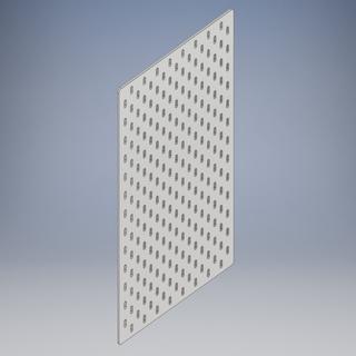 Интересный макет Чертеж для лазерной резки пегборда Ikea Skadis 3656