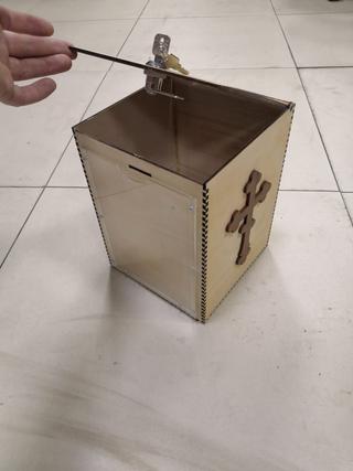 Интересный макет Чертеж для лазерной резки подарочной коробки