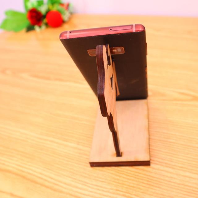 Макет Чертеж для лазерной резки подставки для телефона в стиле карате из фанеры 6 мм — изображение 3