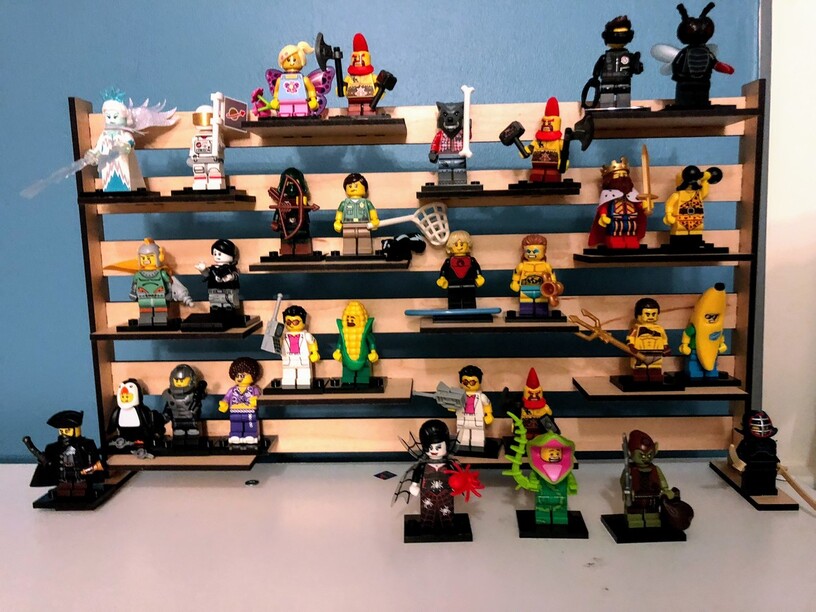 Макет Чертеж для лазерной резки подставки для Lego