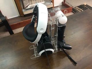 Интересный макет Чертеж для лазерной резки подставки PlayStation VR PSVR из акрилового листа 3 мм