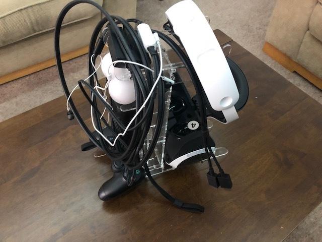 Макет Чертеж для лазерной резки подставки PlayStation VR PSVR из акрилового листа 3 мм — изображение 6