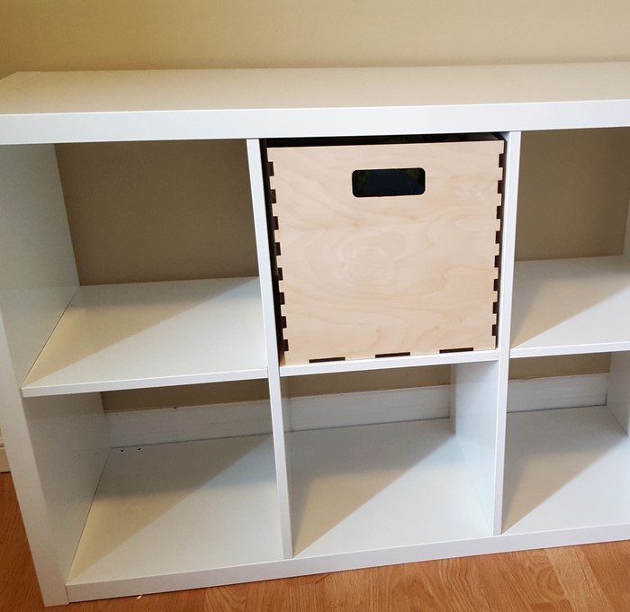 Макет Чертеж для лазерной резки полки для хранения IKEA Kallax 1315