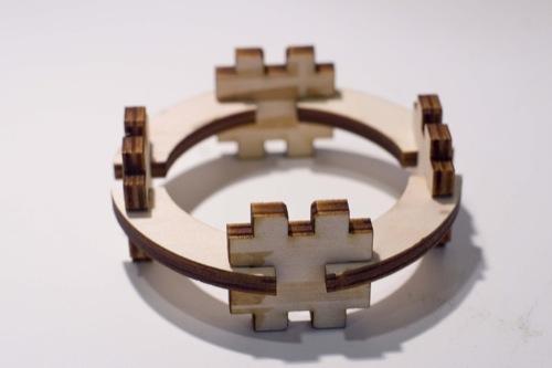 Макет Чертеж для лазерной резки пресс-фитинга файл dxf — изображение 4