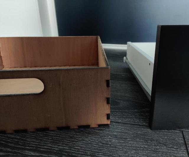 Макет Чертеж для лазерной резки ящика для IKEA Kallax из фанеры 5 мм размер 33x33 см файл SVG — изображение 2