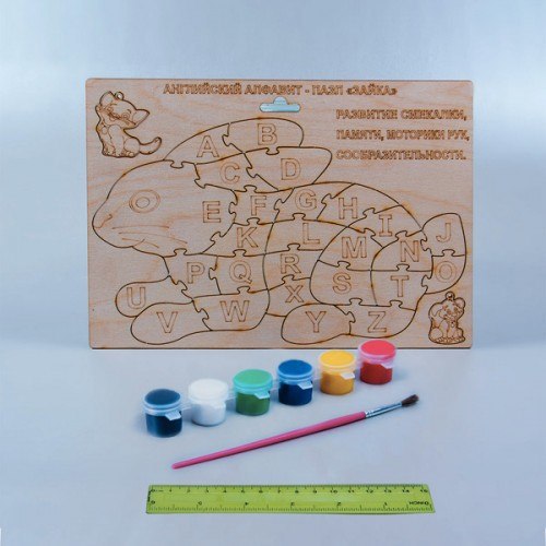 Макет Чертеж кролика для лазерной резки формат dxf