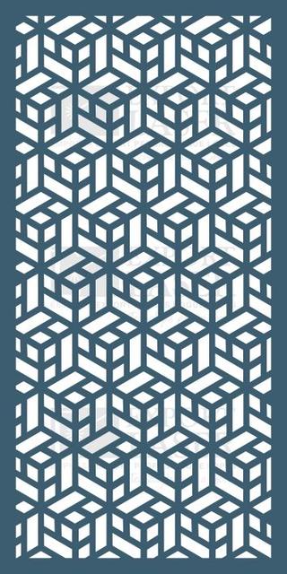 Интересный макет Чертеж перегородки для лазерной резки формат dxf