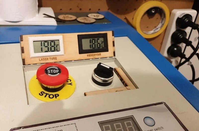 Макет Чертеж подставки для лазерного станка K40 с двойной температурой для лазерной резки