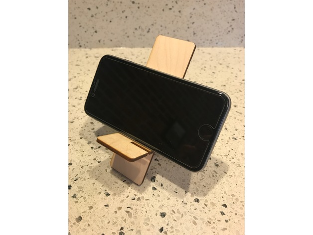 Макет Чертеж подставки для iPhone для лазерной резки
