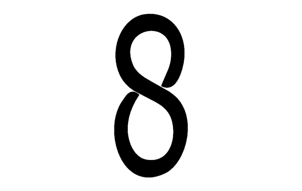 Макет Чертеж Number 8hw для станка