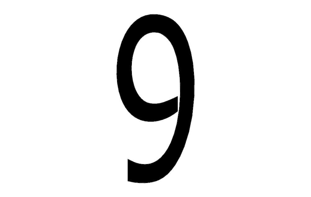 Макет Чертеж Number 9hw для станка